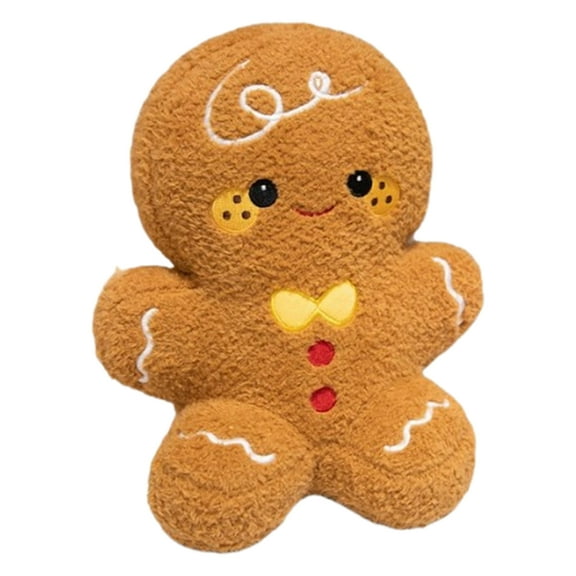 Gingerbread Pillow | Christmas Cushion Pillow | Christmas Throw Pillows, Lovely Holiday Pillow, Soft Stuffed Toy, Decorative Pillows for Home Couch