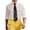 Coffee, variant on Tie for Women Girls, Punk Womens Tie with Chain Accessories,Pre-Tied Necktie for Casual, Party, Wedding White