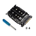 thumbnail image 5 of Tarjeta adaptadora 2 en 1 M.2 NVMe SATA U.2 40Gbps SFF8639 para 2230/2242/2260/2280 SSD, 5 of 5