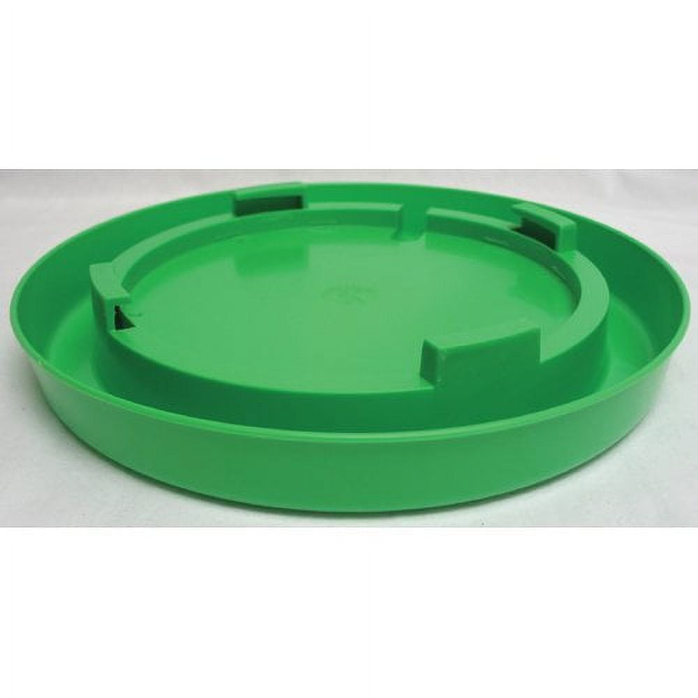 Little Giant Farm & Ag 780LIMEGREEN 1 Gallon Lime Green Nesting-Style Poultry Waterer Base