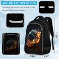 thumbnail image 3 of Mochila escolar TILYTADLY Soccer Boys, 44 x 14 x 30 cm, grande, 3 of 7