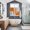 Orange, variant on Yellow Abstract Kitchen Curtains Window Panels, Grey Geometric Oil Painting Vintage Gradient Insulated Window Treatment Curtain, Grommet Curtains for Bedroom/Living Room/Bathroom, 2 Piece 42"Wx84"L