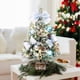 thumbnail image 4 of Desktop Blue Falling Snow Christmas Tree With Lights Christmas Decorations Hotel Home Window Desktop Display Simulation Small Tree, 4 of 9