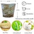 thumbnail image 7 of 4 Pack Citronella Candles Outdoor and Indoor, 7Oz Soy Wax Candle in Medium Bucket for Patio Ledge Garden Yard Beach, 7 of 7