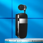 Wireless Earbuds: Bluetooth Earphones With Retractable Collar Clip Type Earplugs, Single Ear Car Bluetooth High-definition Call Intelligent Noise Reduction