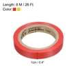 thumbnail image 2 of Uxcell 26Ft Tennis Racket Badminton Racquet Grip Finishing Tapes, Red/Yellow 2 Pack, 2 of 6