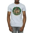thumbnail image 3 of Harry Potter Mens Wreath Cotton Christmas T-Shirt, 3 of 5