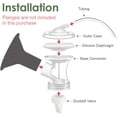 thumbnail image 3 of Maymom Tubing Valve Base Connector Compatible with Medela Pump in Style w Maxflow Breast Pump Not Original Medela Pump Parts Medela Valve Medela Tubing Replace Medela PersonalFit Flex Connector, 3 of 5