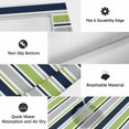 thumbnail image 5 of Green Gray Striped Outdoor Rug 3x5 Ft, Non Slip Washable Area Rug, Farmhouse Stripes Modern Abstract Art Patio Rugs Carpet Runner, Large Floor Mat for Indoor/Outdoor Deck Porch Camping, 5 of 8