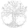 thumbnail image 2 of Tree of Life Rhinestone Iron on Hotfix Heat Transfer Decal Bling Rhinestone Decals Rhinestone Heat Transfer Patch Clothing Repair Applique for T-Shirt Clothing Pants Bags, 2 of 9