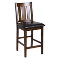 thumbnail image 6 of Classic Kitchen 5pc Counter Height Set Dining Table and 4 Chairs Set Wooden Espresso Finish Wooden Furniture, 6 of 7
