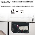 thumbnail image 2 of Sintonizador de metrónomo SEIKO STH200B con volumen alto para banda de música, 2 of 4