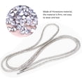 thumbnail image 3 of 47.2in Rhinestone Glitter Shoelaces, Crystal Bling Bling Shiny Round Cords, Drawstring Replacement for DIY Sweatpants Sneakers Hoodies Wedding Dress Decorations, 3 of 9