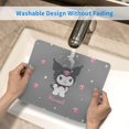 thumbnail image 6 of Kuromi and My Melody Mouse Pad, Computer Mouse Mat, Waterproof Non-Slip Rubber Base MousePads for Office Laptop 10 x 12 inch, 6 of 8
