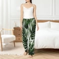 thumbnail image 4 of Pofeuu Tropical Palm Leaves1 Print Women's Fashion Pajama Pants with Pockets Comfy Drawstring Sleep Lounge Bottoms-Medium, 4 of 6