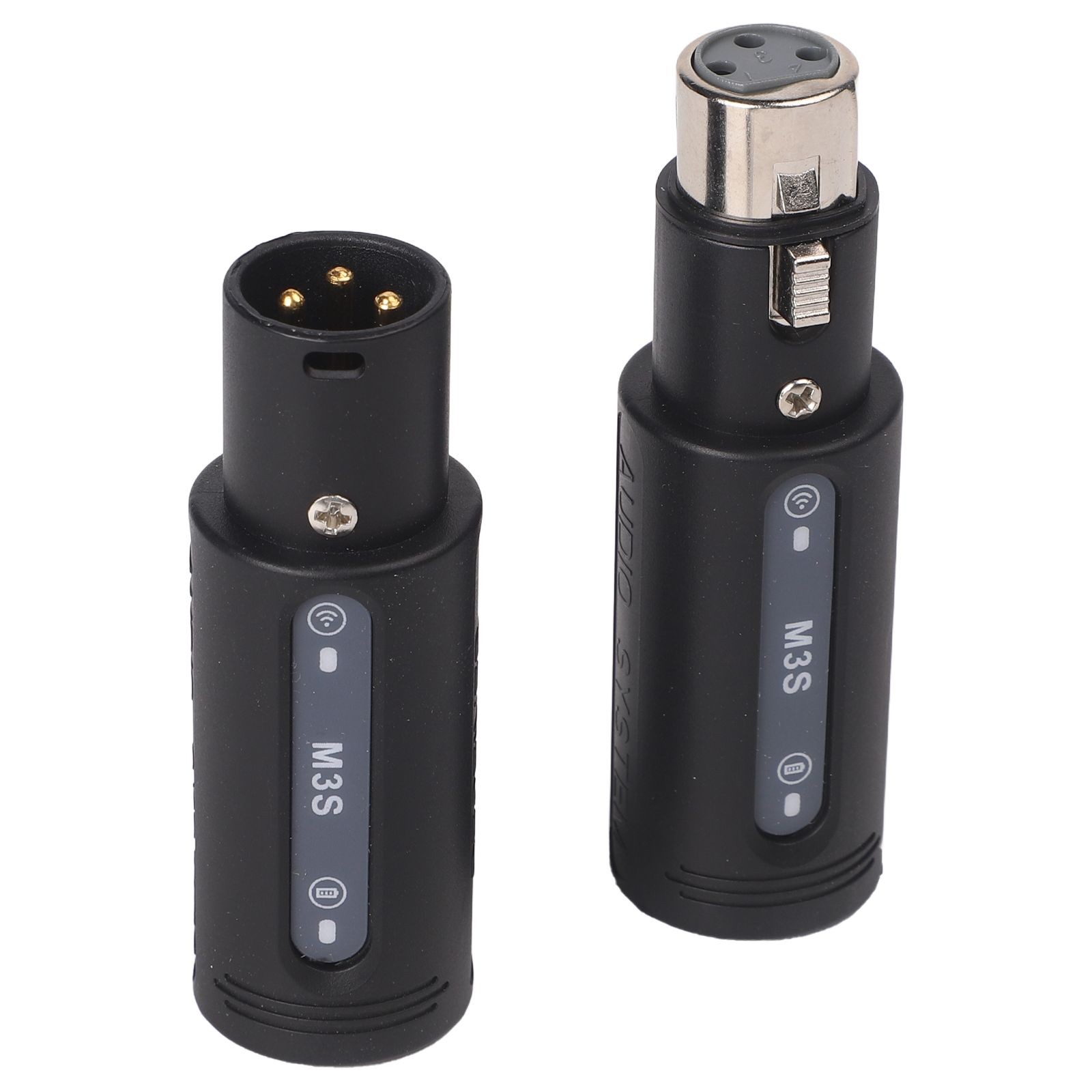 High-Resolution Wireless Microphone Adapter 164ft Range & Built-in Mic Booster Wireless Mic Converter Adapter Microphone Parts