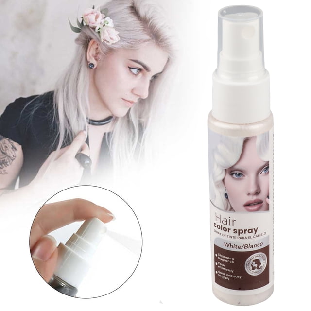 Spray De Tinte Para El Cabello, Color De Cabello Temporal Unisex Nutritivo Para Barbería