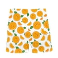 thumbnail image 6 of DODADAWANJ Mens Summer Shorts Clearance Sale,Men's Hawaiian Beach Shorts Casual Lightweight Drawstring Short Pants with Pockets Orange Fruit Graphic Board Shorts Big and Tall 5 Inch Shorts, 6 of 8
