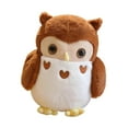 thumbnail image 4 of JWQFBC Plush Owl Doll ,Plushie Pillow ,Hugging Gift ,Soft Plush Toy Cute for Home Decor Brown 40cm, 4 of 9