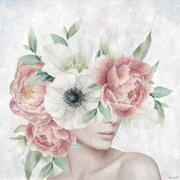 Marmont Hill Dazzling Peonies Painting Print on Wrapped Canvas