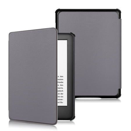 Allytech Kindle 10th Generation Case 2019 Released (Not for Paperwhite), Ultra Slim Lightweight Corner Protection Auto Sleep Wake Function Smart Cover Case for Amazon Kindle 2019 E-reader, Gray