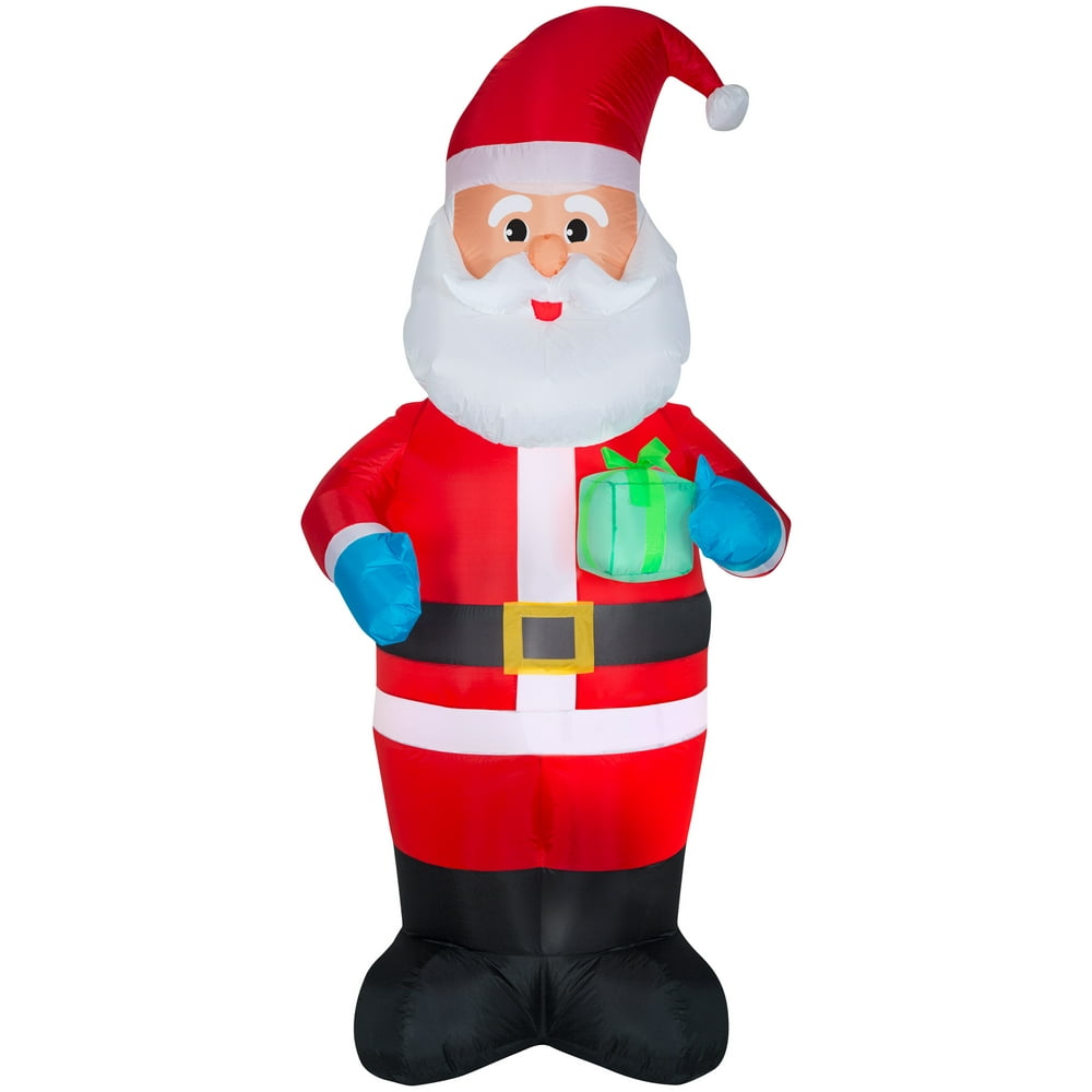 Holiday Time Yard Inflatables Santa, 7 ft