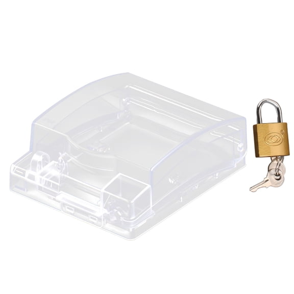 Moisture Proof Outlet Cover Locking Mechanism for Commercial and Home Safety