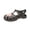 Black, variant on breaise Girl Jelly Sandals, Closed Toe Princess Summer Dress Shoes, Beach Flat Sandals, Birthday Party Dance Casual Flat Shoes