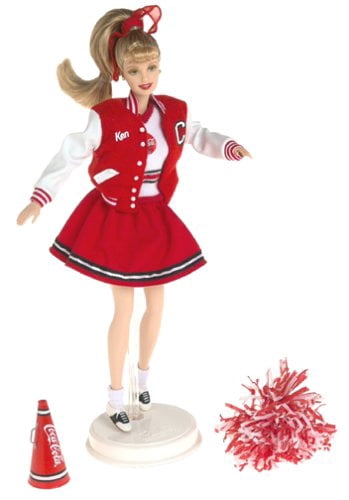Mattel Coca-Cola Cheerleader Barbie Doll Collector Edition 2000