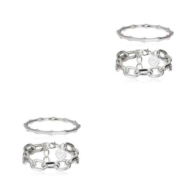 Pulseras de Aleación Minnieouse 2 unids/set para mujer joyería de aniversario cumpleaños baile regalo accesorios de disfraz Type1 NO1