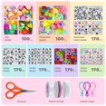 thumbnail image 4 of Kit Gionlion de 3550 cuentas tipo pony para hacer pulseras, 4 of 9