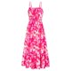 thumbnail image 4 of Vestido Informal de Verano Para Mujer, Sin Mangas, Con Tirantes Finos, Fluido, Estilo Europeo, Estampado Con Volantes, Plisado, Estilo Bohemio., 4 of 4