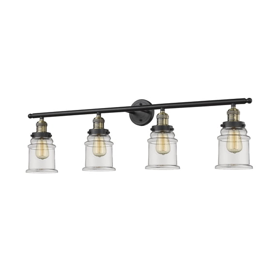 Innovations 4-LT LED Canton 42" Bathroom Fixture - Black Antique Brass - 215-BAB-G182-LED