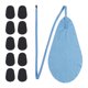 thumbnail image 1 of Amortiguar 10 Uds 0.5mm cojín de boquilla gruesa para saxofón clarinete paño de limpieza hisopo para instrumento de viento boquilla almohadillas de silicona parche Maboto Amortiguar, 1 of 6