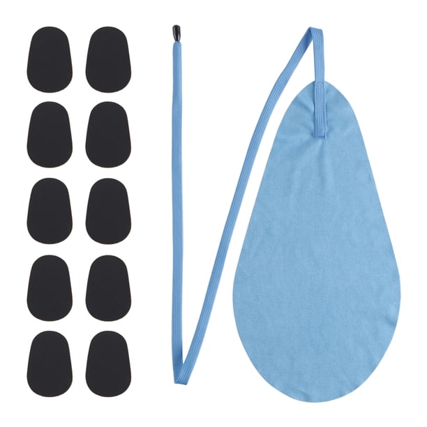 Amortiguar 10 Uds 0.5mm cojín de boquilla gruesa para saxofón clarinete paño de limpieza hisopo para instrumento de viento boquilla almohadillas de silicona parche Maboto Amortiguar