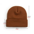thumbnail image 5 of Beanie Hats for Men Women Slouchy Beanie Hats Winter Knit Cuffed Beanie Soft Hat(Sky Blue), 5 of 5