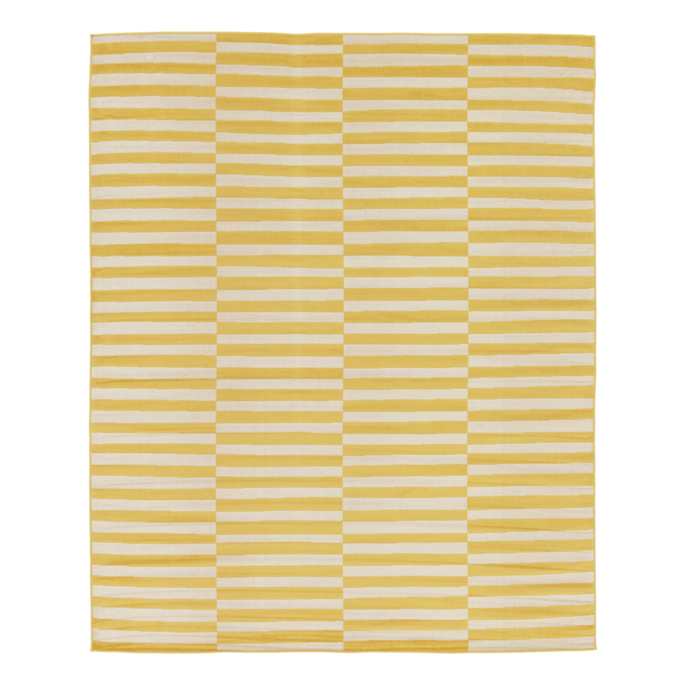 Unique Loom Striped Williamsburg Rug, Yellow (8' 0 x 10' 0)