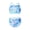 Watercolor Blue, variant on CHICTRY Kids Girls 2Pcs Bikini Set Swimwear Crop Top with Briefs Bathing Suit Blue 3