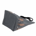 thumbnail image 4 of Bolsa de almuerzo Ticfox Tela Oxford impermeable con aislamiento gran capacidad gris oscuro, 4 of 8
