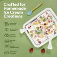 thumbnail image 4 of Rolled Ice Cream Maker - Instant Freeze Tray Roller for DIY Ice Cream Roll Homemade Frozen Yogurt Gelato Sorbet, 4 of 7