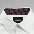 thumbnail image 5 of Men's J. Palmer White Chicago Bears Man-In-Motion Long Sleeve Button-Up Dress Shirt, 5 of 6