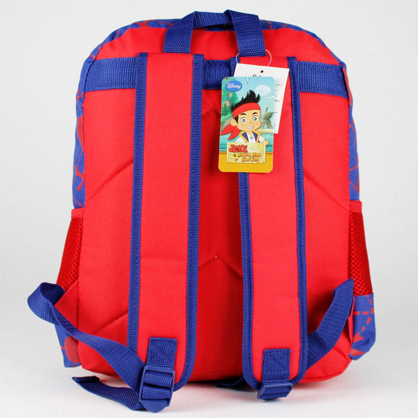 Medium Backpack - Jake Neverland Pirates - Blue/Red School Bag New 650896