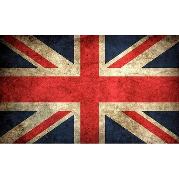 Vintage Look British Union Jack Flag 3M Reflective sticker| UK Decal