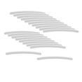 thumbnail image 4 of Universal Car Wheel Hub Reflective Sticker Car Tire Rim Sticker for Bicycle Night Driving, 4 of 4