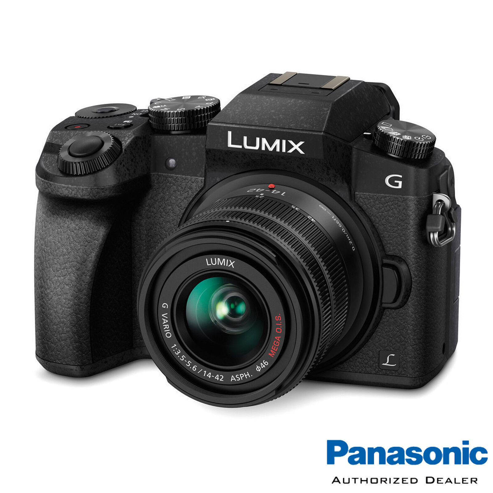Panasonic Lumix DMC-G7 16 Megapixel Mirrorless Camera with Lens, 0.55", 1.65", Black - image 2 of 5