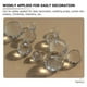 thumbnail image 4 of Prism Hanging Crystal Pendants for Home Furnishings Transparent Crystal Fengshui Ornament 5Pcs, 4 of 5