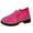 Hot Pink, variant on Womens Shoes,Lace Up Casual Sneakers Breathable Platform Shoes Fashion Athletic Flat Walking Footwear Lightweight Comfortable Everyday Wear,Shoes for Women,Red,7.5