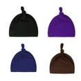 thumbnail image 3 of PEACNNG Baby Hats Newborn 100% Organic Cotton Soft Adjustable Hat Often Knotted Cap, for Infant Boys And Girls Hats Child Beanie, 3 of 5