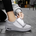 thumbnail image 3 of YOURDIARY Adjustable Hook and Loop Wide Fit Casual Walking Shoes, Breathable Mesh Air Cushion Non Slip Comfort Sneakers for Women Seniors, 3 of 9