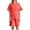 a-Red44074, variant on FINALGANG Womens Solid Color Ribbed Knit Two Piece Outfit Crew Neck Short Sleeve Top High Waist Bermuda Shorts Casual Matching Set For Loungewear Daily Wear Trendy Set